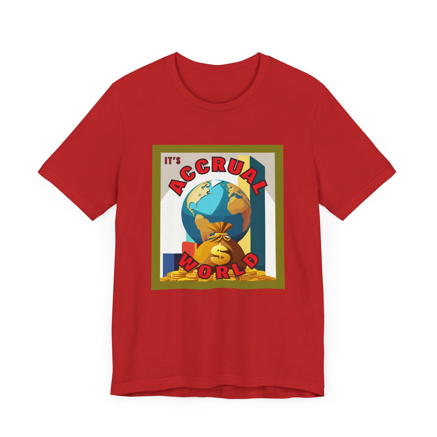 It's Accrual World Unisex Jersey Short Sleeve Tee