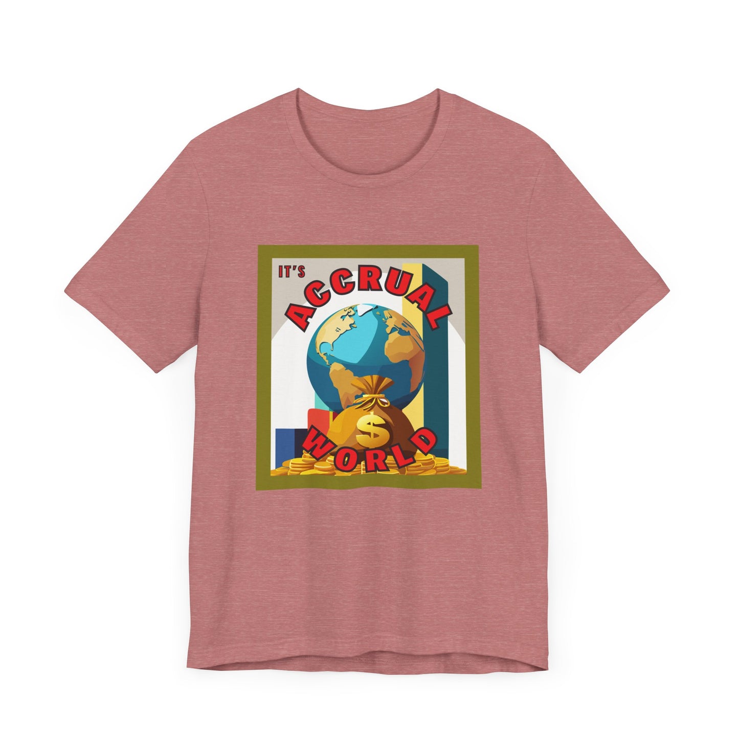 It's Accrual World Unisex Jersey Short Sleeve Tee