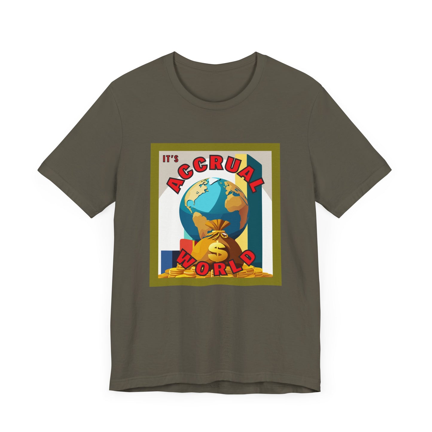 It's Accrual World Unisex Jersey Short Sleeve Tee