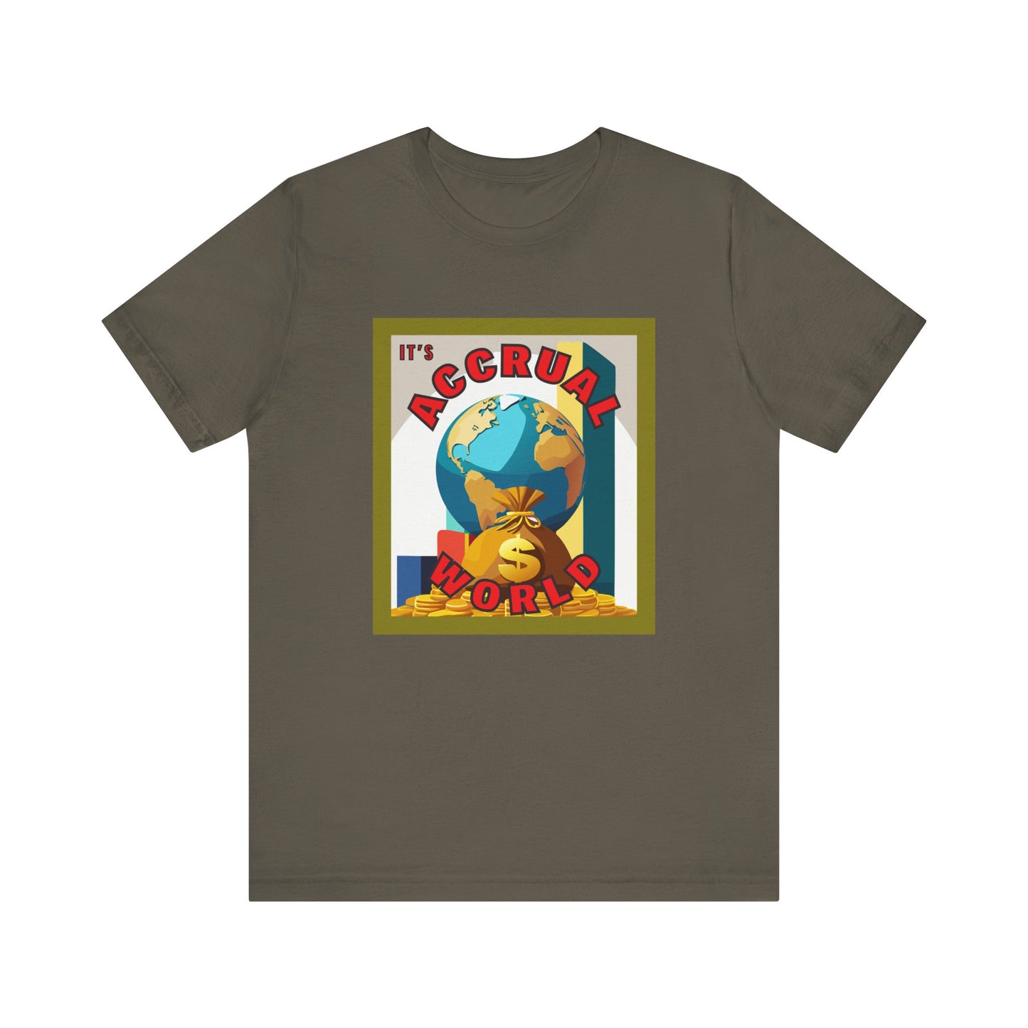 It's Accrual World Unisex Jersey Short Sleeve Tee