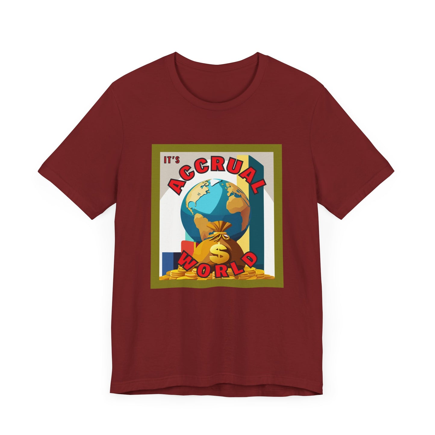 It's Accrual World Unisex Jersey Short Sleeve Tee